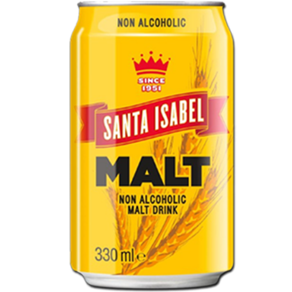 Santa Isabel Yellow Malt, Box of 24 Units of 330 ml