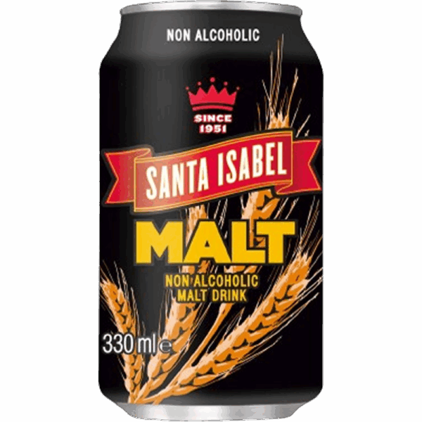 Santa Isabel Black Malt, Box of 24 Units of 330 ml