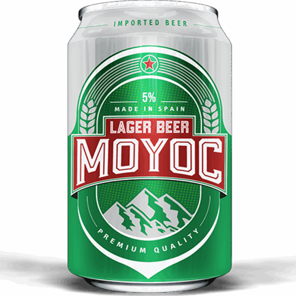 Moyoc beer box of 24 units of 330 ml